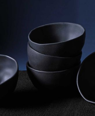 Stoneware Soup Bowls, Set of 6