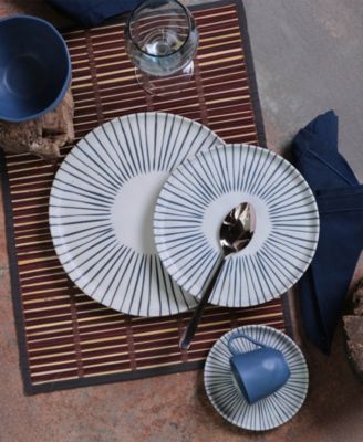 Elemento Stoneware Dessert Plates, Set of 6