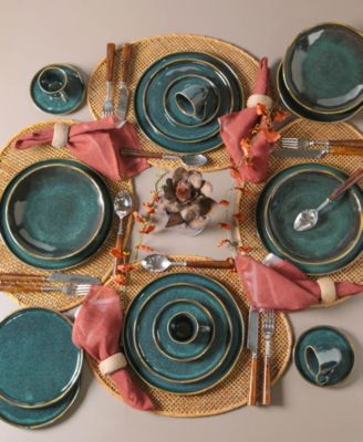 Stoneware Dessert Plates, Set of 6