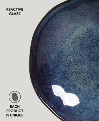 Stoneware Salad Bowls, Set of 6