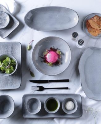 Stoneware Salad Bowls, Set of 6