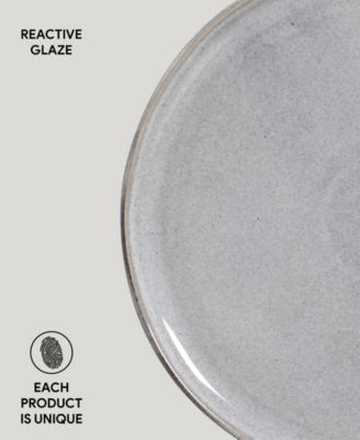 Stoneware Dessert Plates, Set of 6