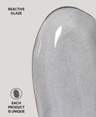 Stoneware Large Deep Oval Platters, Set of 4