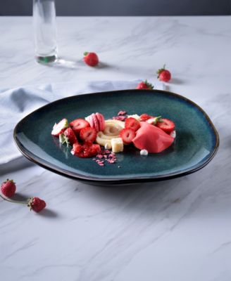 Stoneware Oval Dinner Plates, Set of 6