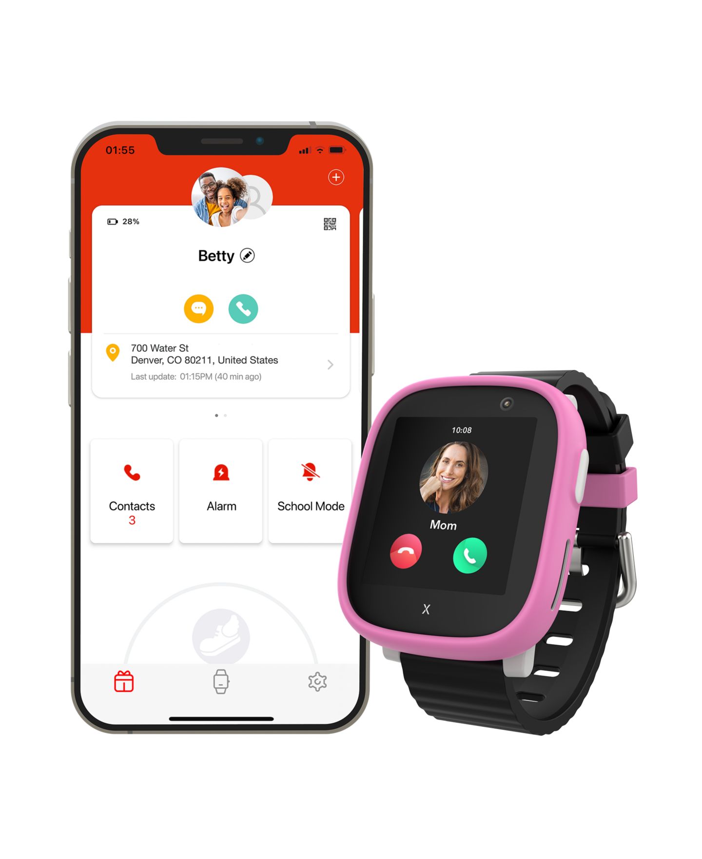 Детские часы Xplora X6Play (GPS + Cellular) Smart Watch 42mm Calls, Messages, SOS, цвет: Чёрный — фото 5