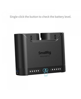 2x LP-E6P 18.1Wh 7.2V 2520mAh Camera Battery with Dual Charger