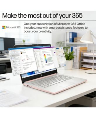 Essential 14" Traditional Laptop Intel Celeron 8GB RAM Intel UHD Graphics 64GB eMMC Storage Windows 11 Home 60Hz