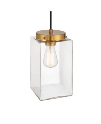  Lausanne 6"W Burnished Modern Mini Pendant Light