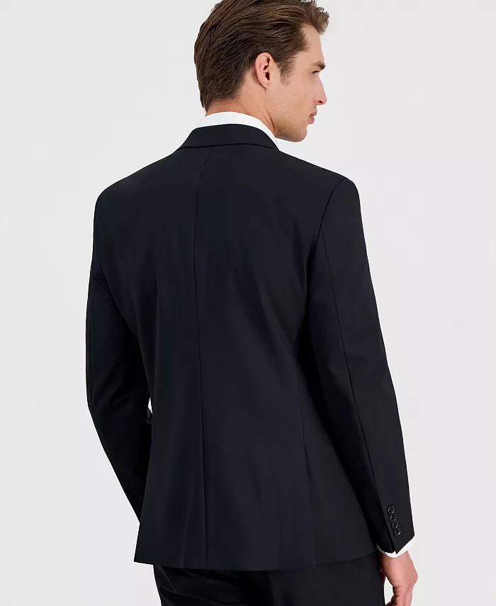 Men's Slim-Fit Wool Suit Jacket - thumbnail 2