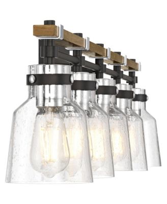 Broadway 41" High 5 Light Bathroom Vanity Wall Lamp Light Fixture Mount Over The Sink Mirror