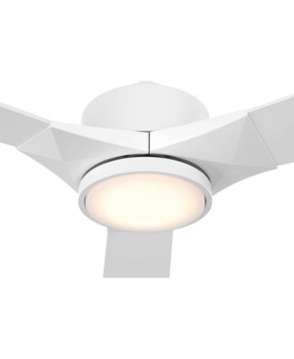 56" Kali Matte LED Damp Ceiling Fan with Remote