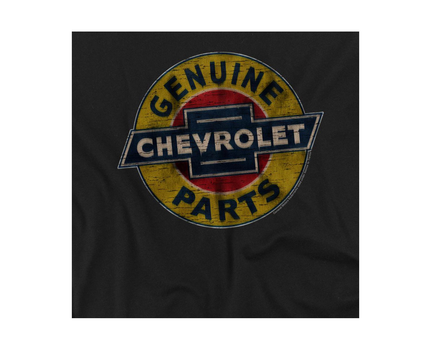 Big & Tall Chevrolet Genuine Chevy Parts Distressed Sign T-Shirt