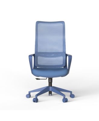 Home Office Desk Chair Featuring Breathable Mesh High Back, Adjustable Lumbar Support and Soft Foam Cushion for Study Room