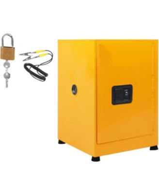 Flammable Cabinet, Safety Cabinet 17" x 17" x 22", Fireproof, Leakproof, Hazardous Storage Cabinet for Industry, Company and Home