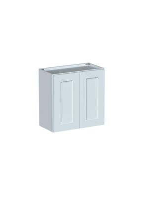 W24" Dove  Wall Cabinet with Full Overlay HDF Door for Custom Kitchen or Bathroom