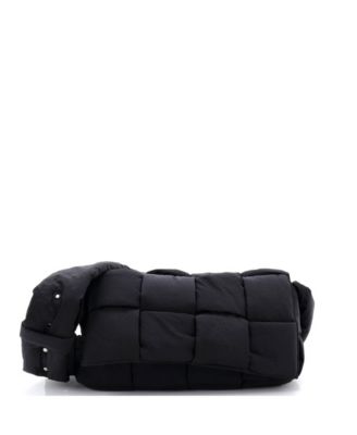Padded Tech Cassette Crossbody Bag Intrecciato Nylon