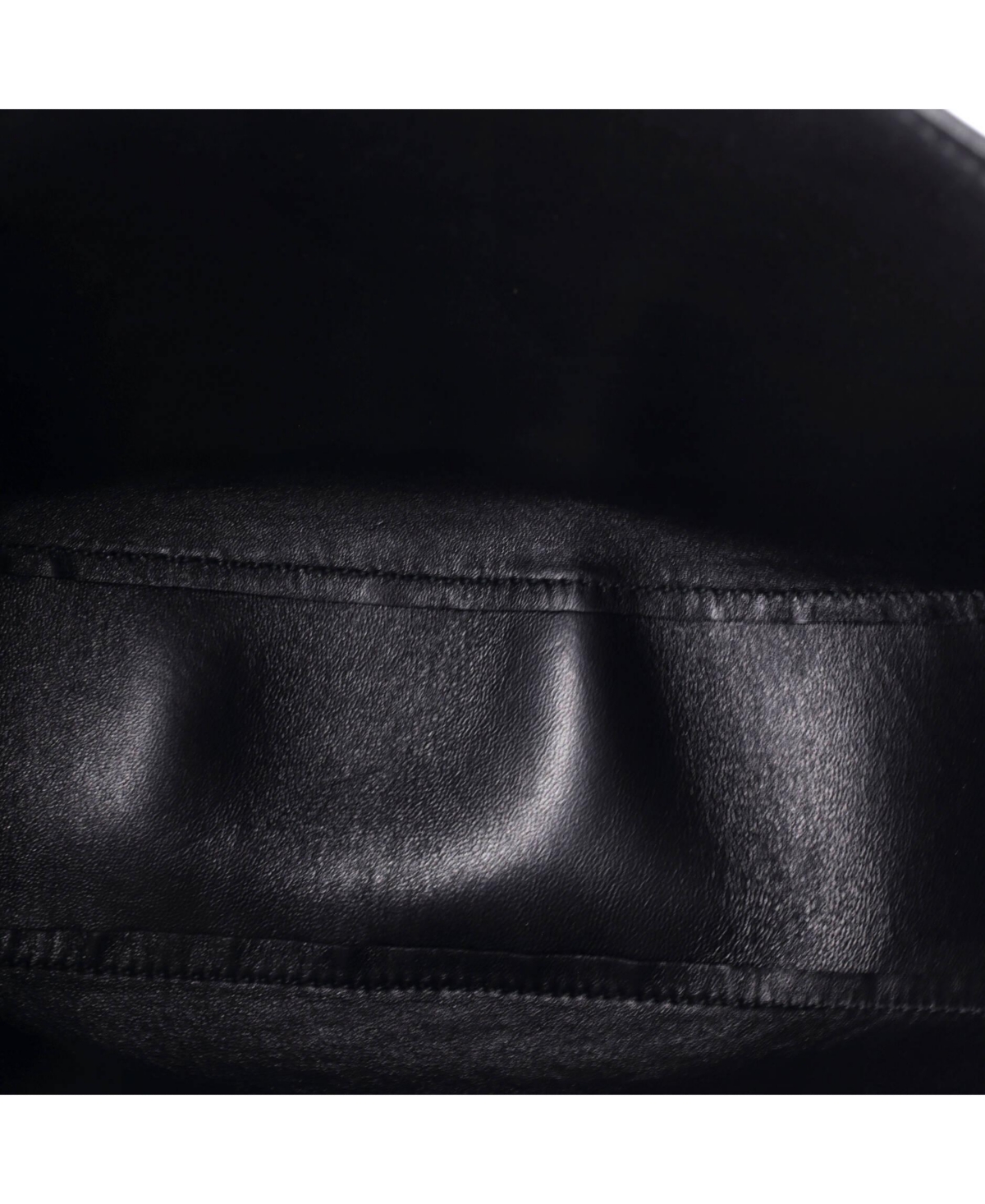 Pre-Owned Prada Tambour Shoulder Bag Leather with Rope Detail