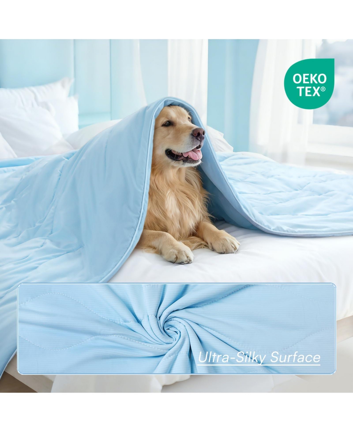 Aronkl Cat Dog Blanket Washable Q-max>0.5 Self-cooling Soft Breathable Calming Pet Mat for Sofa Crate Bed