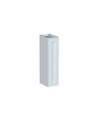 W9" Dove Wall Cabinet with Full Overlay HDF Door for Custom Kitchen or Bathroom