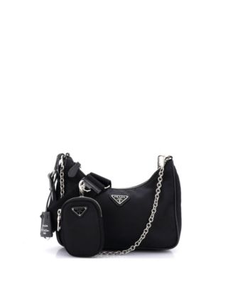 Small Re-Edition 2005 Shoulder Bag Tessuto