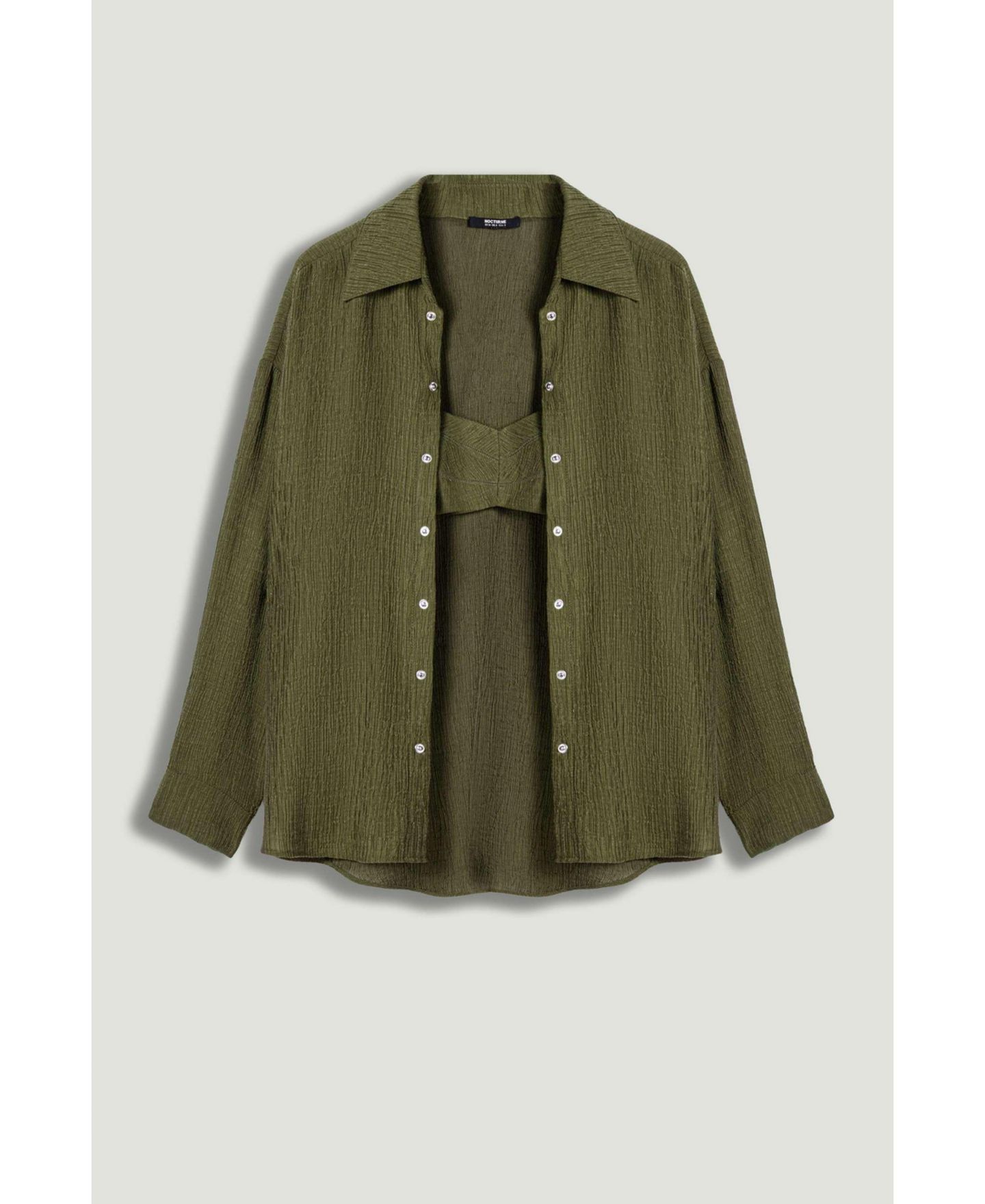 Женская рубашка NOCTURNE Relaxed Button-Down — фото 5