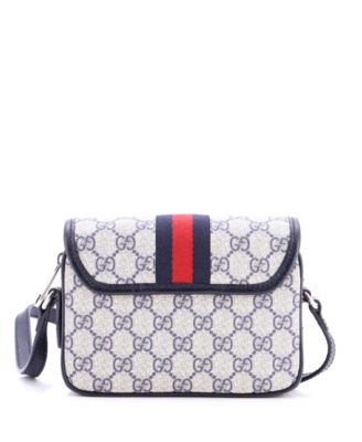 Mini Ophidia Flap Shoulder Bag GG Coated Canvas