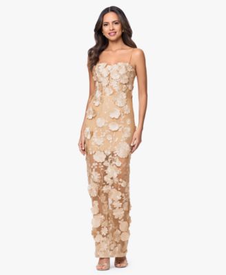 Women's Sleeveless Strapless Gown