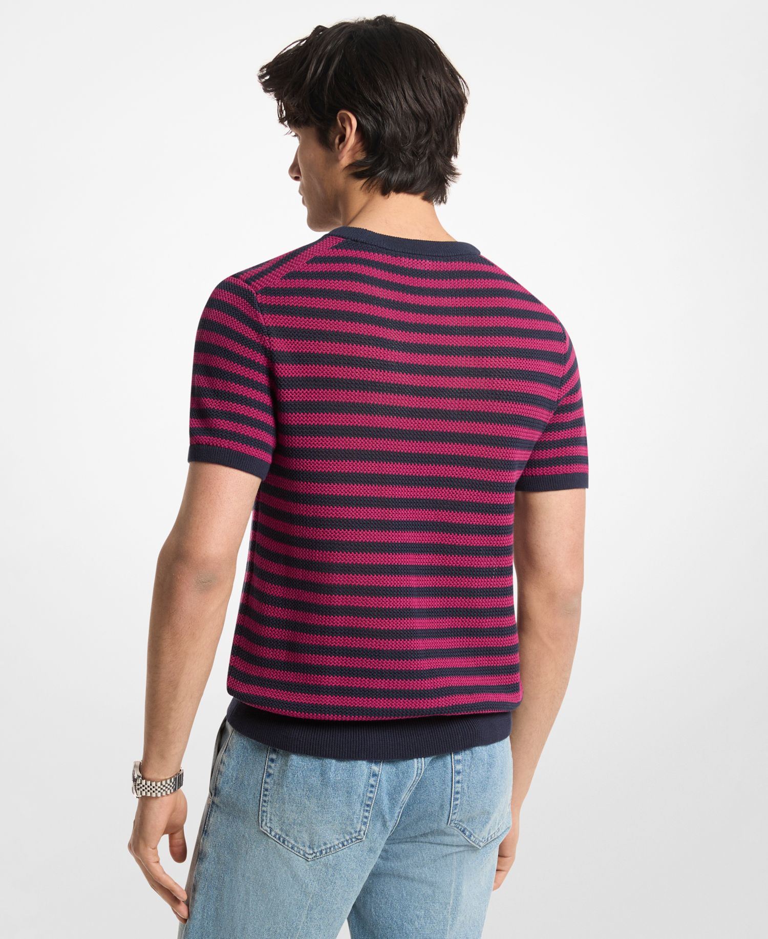 Men's Slim-Fit Crewneck Cotton T-Shirt