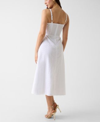 Women's White Midi Dresses | Macy's