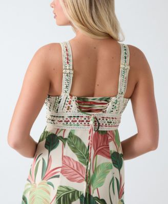 Women's Serena Crochet-Trim Maxi Dress