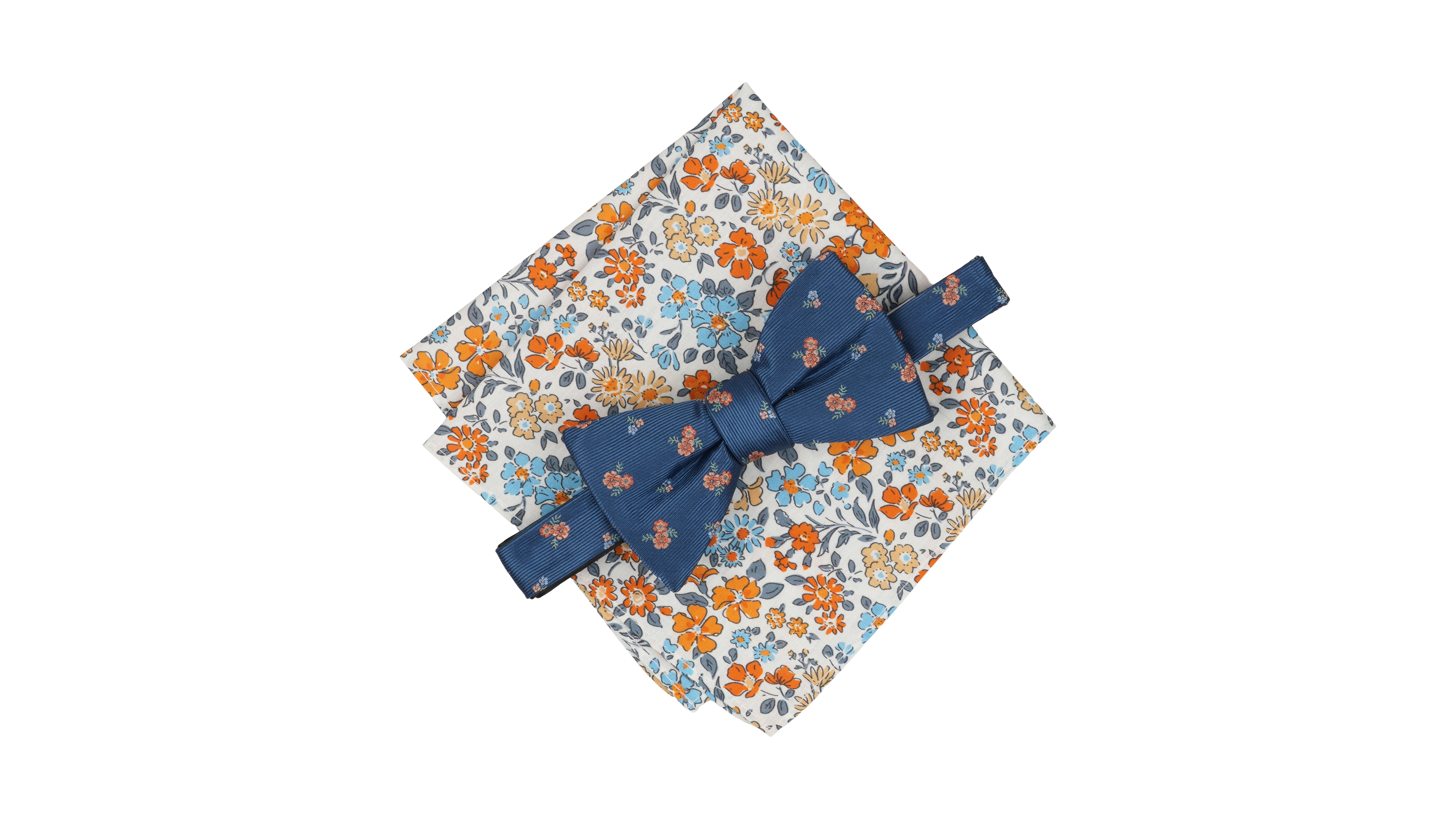 Bar Iii Men's Rubin Floral Bow Tie and Pocket Square, 2-Piece Set, Macy's Exclusive