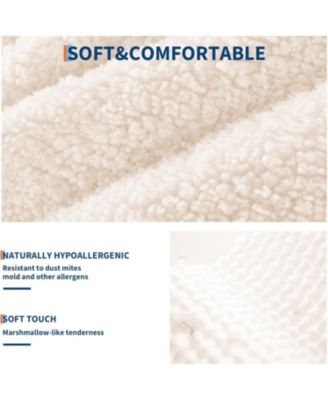 Bed Frame with Adjustable Upholstered Headboard Girls Boucle Platform Bed Frame with Storage Drawers Princess Bed Frame for Kids