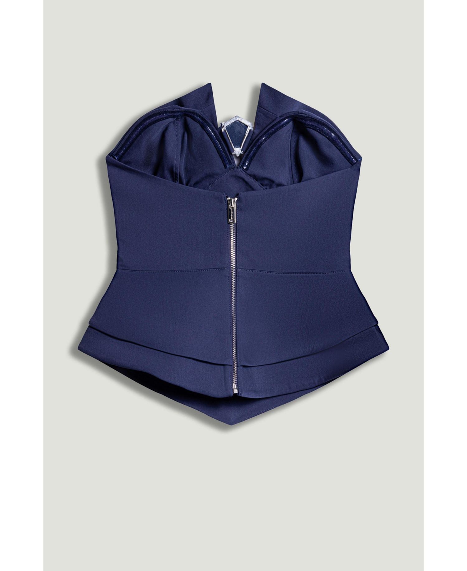 Women's Strapless Sculpted Bustier Top