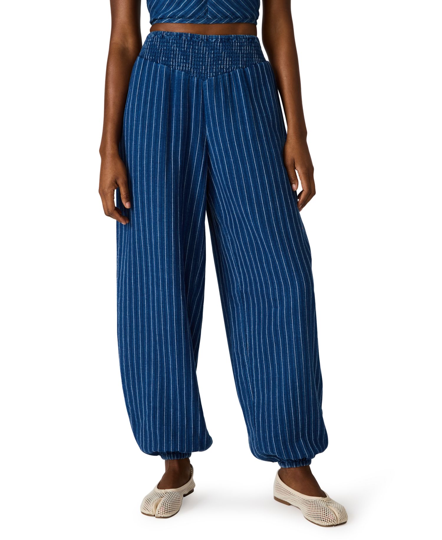 Women's Mid-Rise Pull-On Balloon Pants