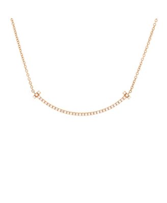 T Smile Pendant Necklace