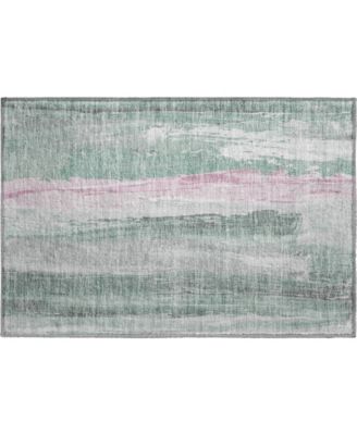 Mayfield Machine Washable AMF1845 1'8" x 2'6" Area Rug