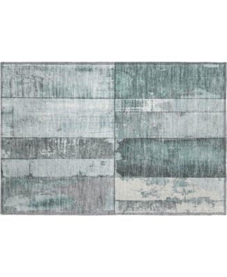 Mayfield Machine Washable AMF1877 1'8" x 2'6" Area Rug