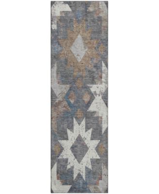 Mayfield Machine Washable AMF1879 2'3" x 7'6" Runner Area Rug