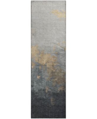 Mayfield Machine Washable AMF1881 2'3" x 7'6" Runner Area Rug
