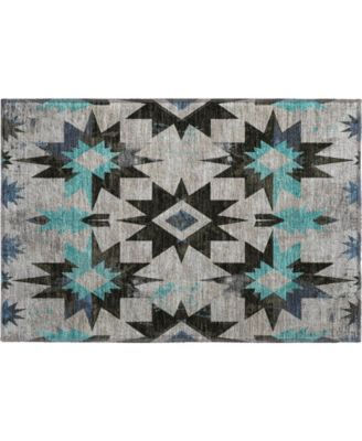 Mayfield Machine Washable AMF1893 1'8" x 2'6" Area Rug