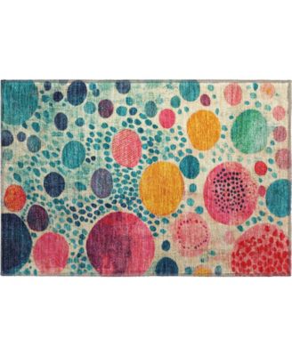 Mayfield Machine Washable AMF1895 1'8" x 2'6" Area Rug