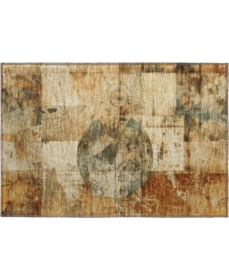 Mayfield Machine Washable AMF1905 1'8" x 2'6" Area Rug
