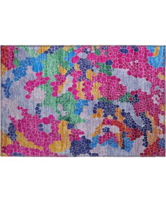 Mayfield Machine Washable AMF1906 1'8" x 2'6" Area Rug