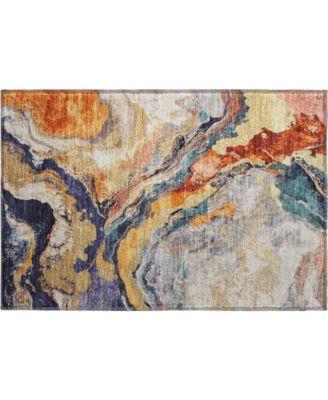 Mayfield Machine Washable AMF1908 1'8" x 2'6" Area Rug