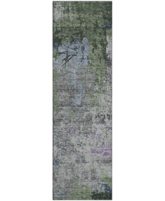 Mayfield Machine Washable AMF1911 2'3" x 7'6" Runner Area Rug