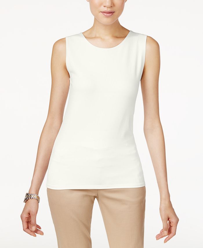 Alfani Women's Sleeveless Layering Tank Top, Created for Macy's - Macy's