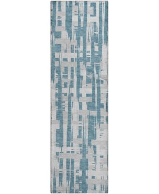 Mayfield Machine Washable AMF1849 2'3" x 7'6" Runner Area Rug