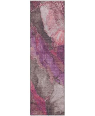 Mayfield Machine Washable AMF1864 2'3" x 7'6" Runner Area Rug