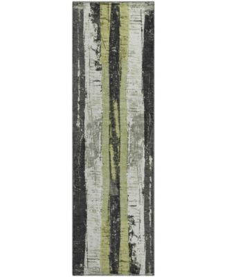 Mayfield Machine Washable AMF1872 2'3" x 7'6" Runner Area Rug