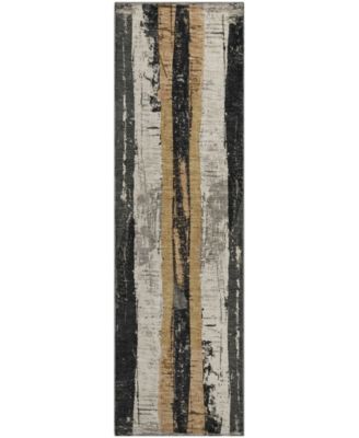 Mayfield Machine Washable AMF1872 2'3" x 7'6" Runner Area Rug
